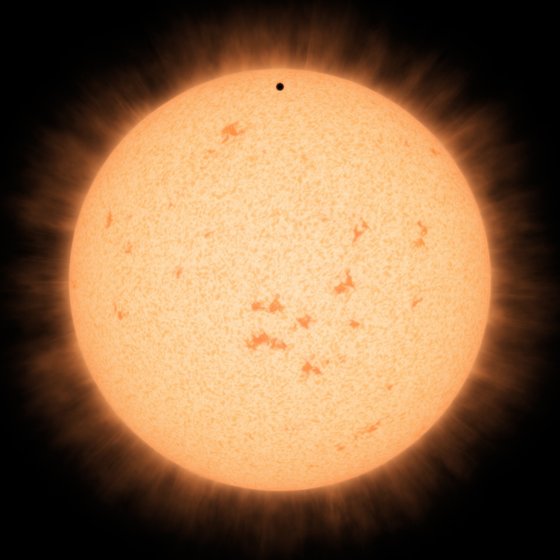 O planeta, que descreve a Ã³rbita em 3,1 dias, tem uma massa 4,5 vezes maior do que a da Terra (ilustraÃ§Ã£o cientÃ­fica) - NASA/JPL-Caltech/R. Hurt)