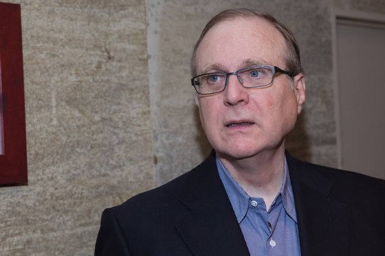 SEATTLE, WA - DECEMBER 14: Seattle Seahawks team owner, philanthropist, investor, innovator and Microsoft co-founder Paul Allen attends the FAM 1st FAMILY FOUNDATION Charity Event at The Edgewater Hotel on December 14, 2014 in Seattle, Washington. (Photo by Mat Hayward/Getty Images for 1st Family Foundation)