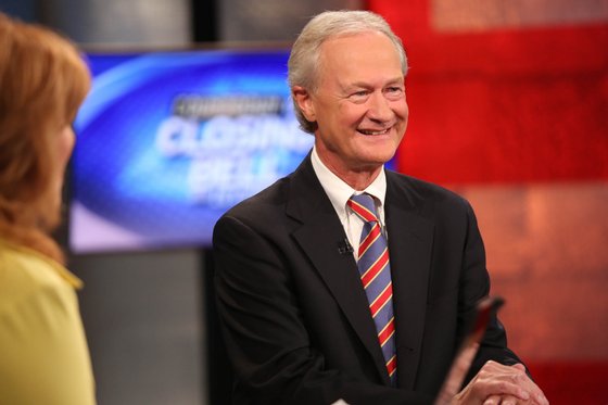 NEW YORK, NY - SEPTEMBER 30: Lincoln Chafee visits FOX Business Network at FOX Studios on September 30, 2015 in New York City. (Photo by Rob Kim/Getty Images)