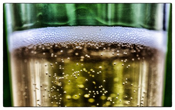 ASCOT, ENGLAND - JUNE 19: (EDITORS NOTE: This image was processed using digital filters) A macro view of champagne in a glass during Royal Ascot 2015 at Ascot racecourse on June 19, 2015 in Ascot, England. (Photo by Alan Crowhurst/Getty Images for Ascot Racecourse)