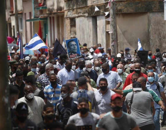 Mass protests erupt in several cities in Cuba
