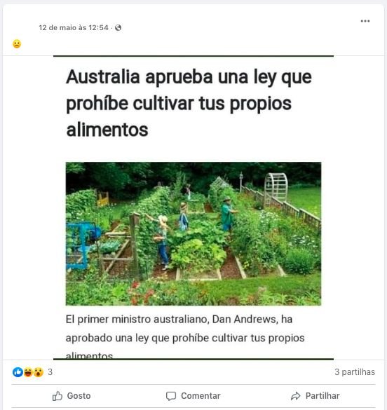 Fact check.  Has Australia passed a law banning growing your own food?