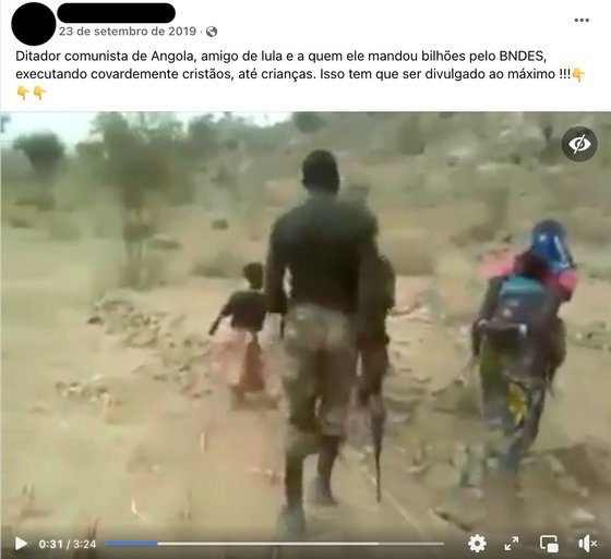 Fact check.  Were videos of acts of violence committed against women and children filmed in Angola?