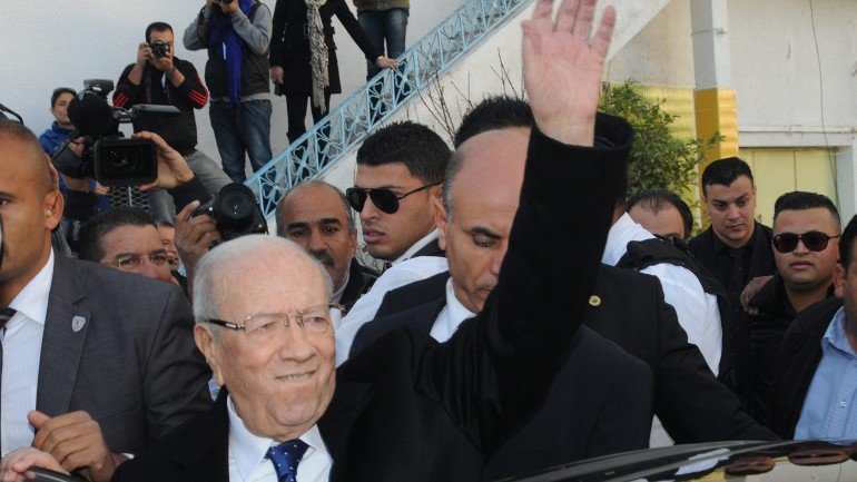 O ex-primeiro-ministro Beji Caid Essebsi