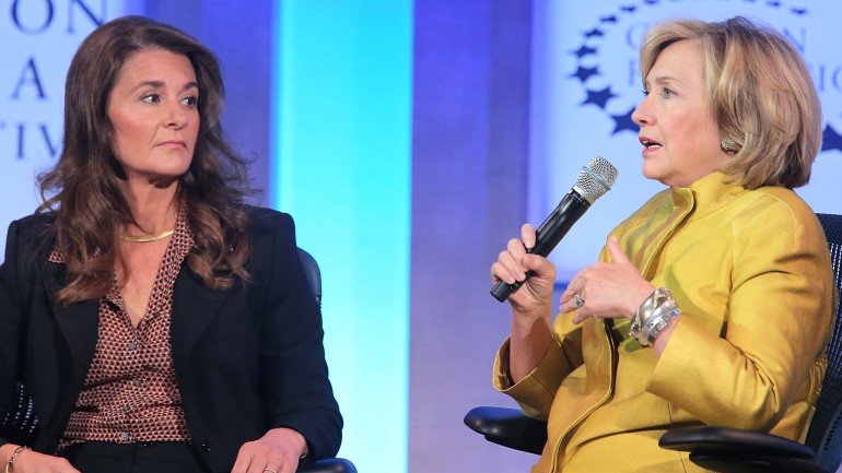 Melinda Gates e Hillary Clinton já tinham estado juntas em anteriores eventos