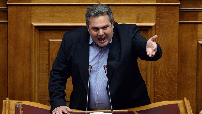 Panos Kammenos, ministro da Defesa do Governo grego