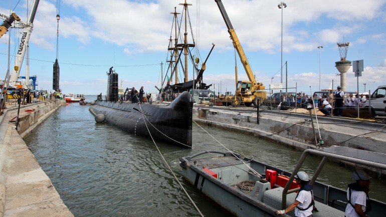 Os navios e submarinos da Marinha são atualmente reparados no Arsenal do Alfeite