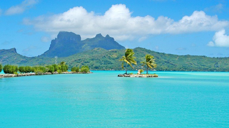 Bora Bora, na Polinésia Francesa, ficou em 9º lugar.