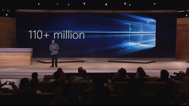 Terry Myerson, da Microsoft, avançou que existem já mais de 110 milhões de dispositivos a correr o Windows 10