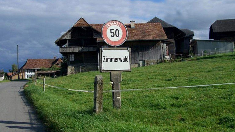 Zimmerwald é uma pequena aldeia com 1 100 habitantes.