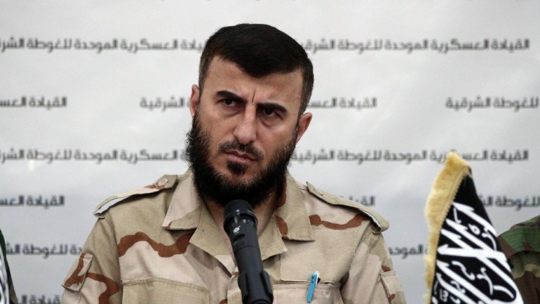 A morte de  Zahroun Alloush foi confirmada pela Coligação Nacional da Síria