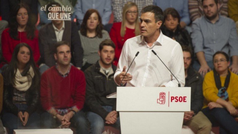 Sánchez tem tido dificuldades em surgir à frente de Mariano Rajoy nas sondagens, nas últimas semanas
