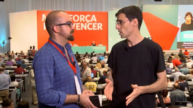 Jorge Costa, entrevistado pelo Observador na Convenção do Bloco, não defende que se introduza agora o debate sobre um referendo europeu