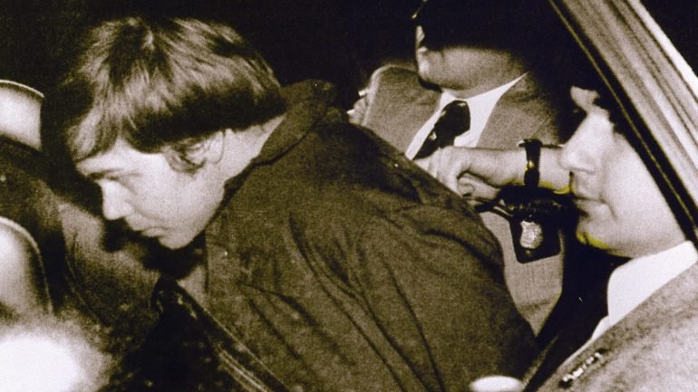 John W. Hinckley Jr. com 25 anos, no dia em que foi detido pela tentativa de assassinato, a 30 março de 1981