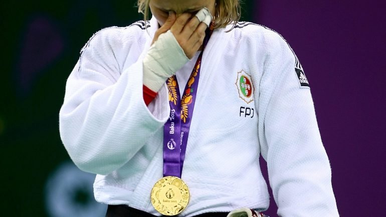 &quot;Estou aqui para ficar&quot;, gritou Telma Monteiro, quando estava apenas a um combate da medalha de bronze. E ficou