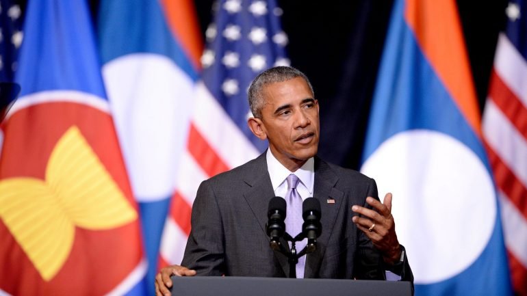 Obama já se encontra no Laos, para participar num encontro de países do sudeste asiático