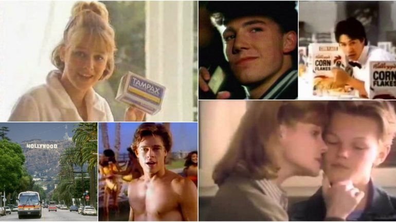 Brad Pitt, Naomi Watts e Keanu Reeves são alguns dos atores que fizeram anúncios antes de entrarem no cinema
