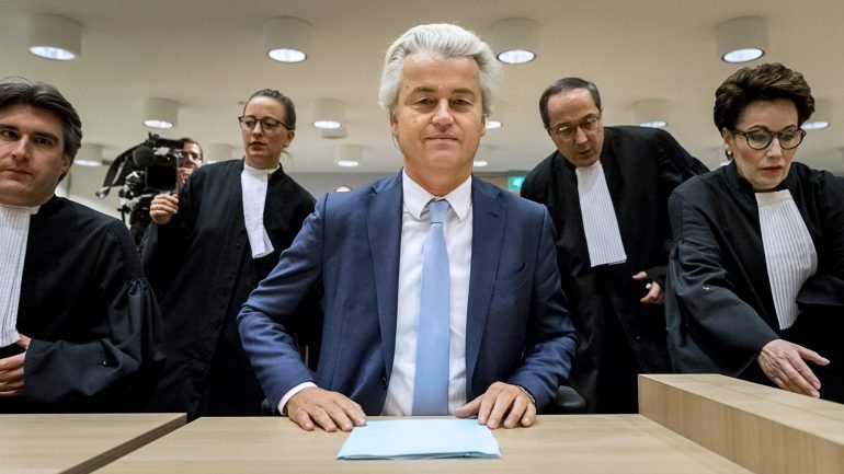 Geert Wilders lidera o Partido para a Liberdade, partido populista de extrema-direita que segue na frente nas sondagens para as eleições de março