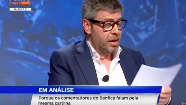 Francisco Marques divulgou na noite de terça-feira o documento que o Benfica alegadamente envia a todos os comentadores afetos ao clube