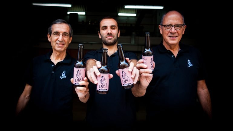 Da esquerda para a direita: Pedro Vieira, Adão Coelho (responsável de marketing) e Pedro Carriço.