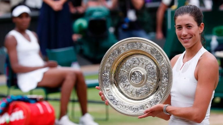 Garbiñe Muguruza admitiu após o triunfo que cresceu a ver jogos de Venus Williams