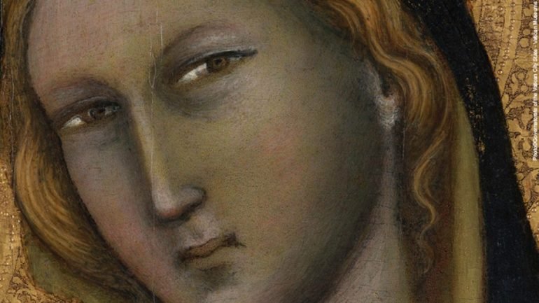 A &quot;Virgem dos Flagelantes&quot;, pintada por Vitale da Bologna, por volta de 1350, bem que podia ter valido a Madonna na hora de enfrentar a alfândega portuguesa