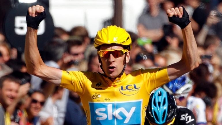 Bradley Wiggins venceu o Tour de França em 2012