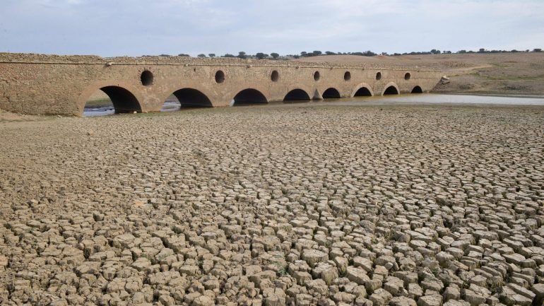 Além da falta de água provocada pela seca, os agricultores também se queixam do preço elevado dos transvases a partir da barragem do Alqueva