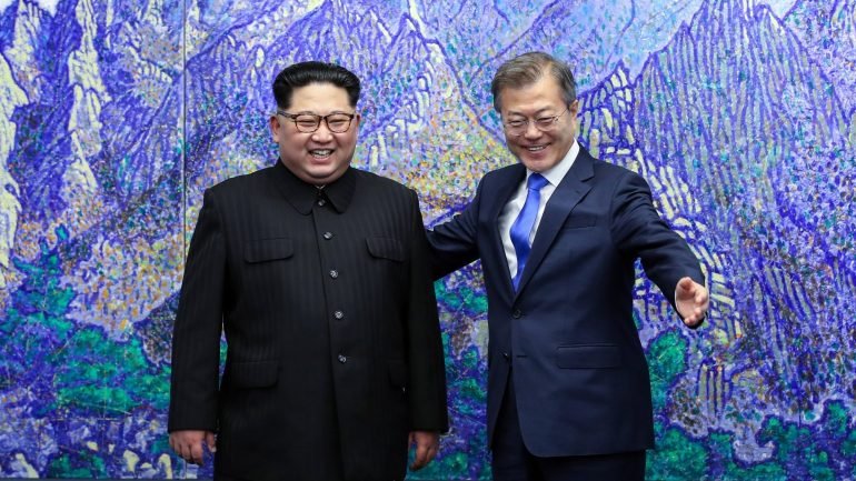 Os dois líderes coreanos voltaram a encontrar-se em Panmunjom