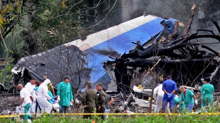 O Governo cubano decretou dois dias de luto na sequência do acidente aéreo