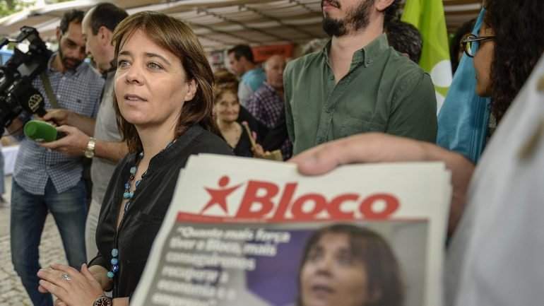 Catarina Martins é coordenadora do Bloco de Esquerda