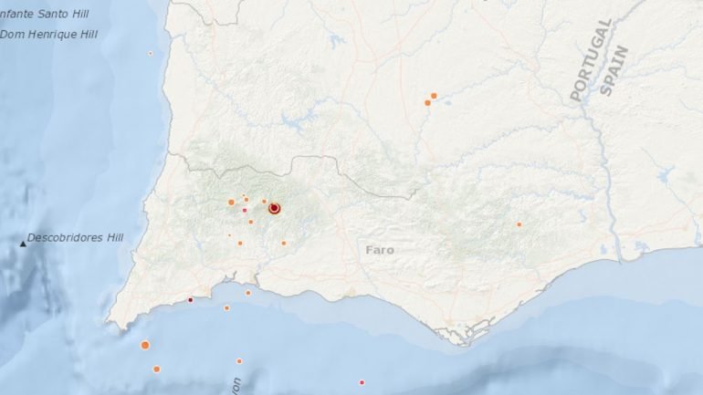 O epicentro do sismo foi a 10 quilómetros de Monchique, no distrito de Faro
