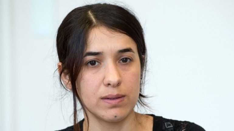Nadia Murad, capturada pelo Estado Islâmico aos 21 anos