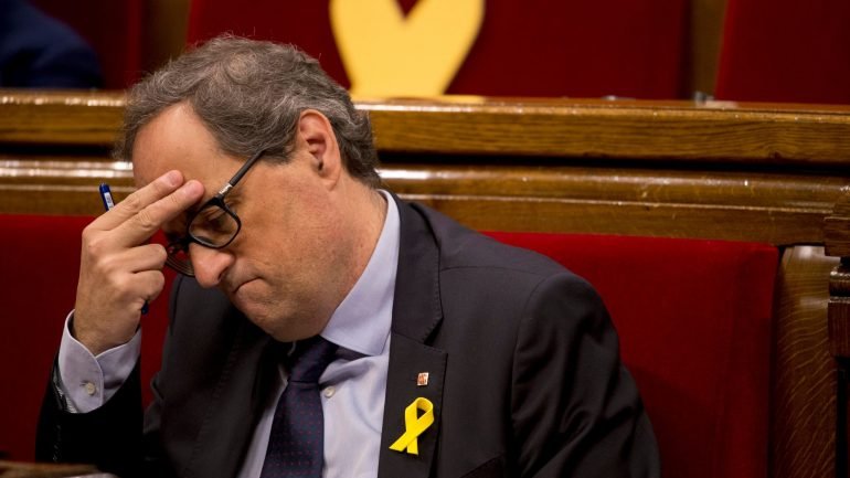 O presidente da Generalitat, Quim Torra
