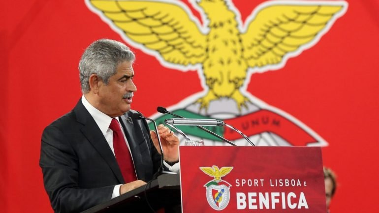 O presidente do Benfica, Luís Filipe Vieira