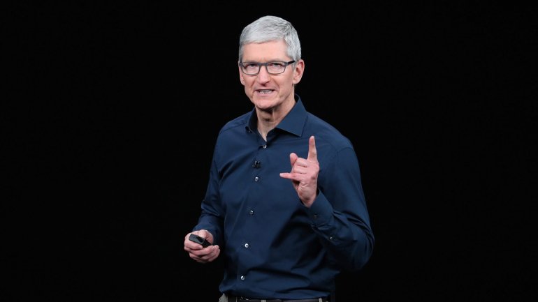 Tim Cook é presidente executivo da Apple desde que Steve Jobs renunciou ao cargo em 2011