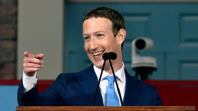 Mark Zuckerberg é fundador e presidente executivo do Facebook