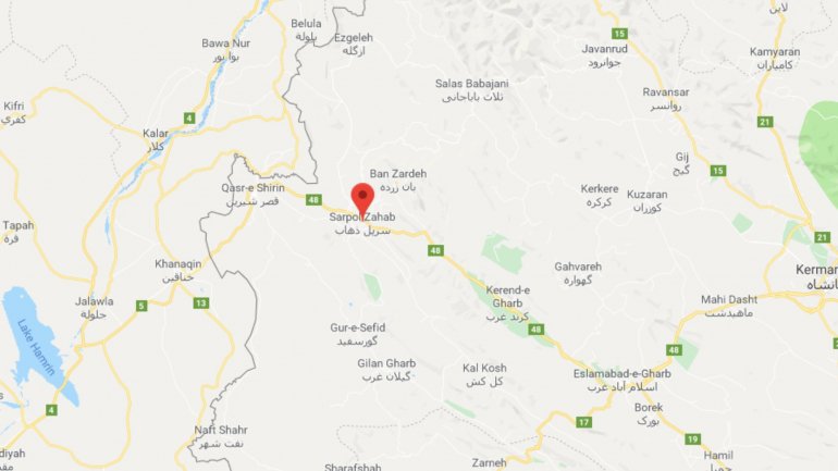 Zona de Sarpol-e Zahav, perto do Iraque, foi afetada por outro sismo no ano passado