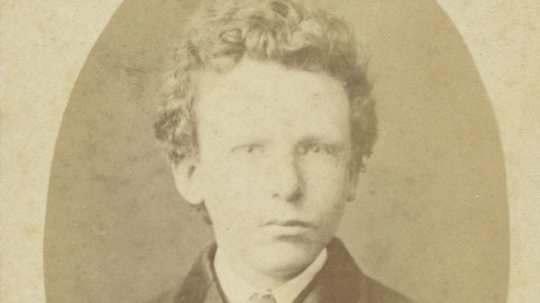 Theo van Gogh, irmão de Vincent van Gogh, aos 13 anos (fotografia: Vincent van Gogh Foundation)