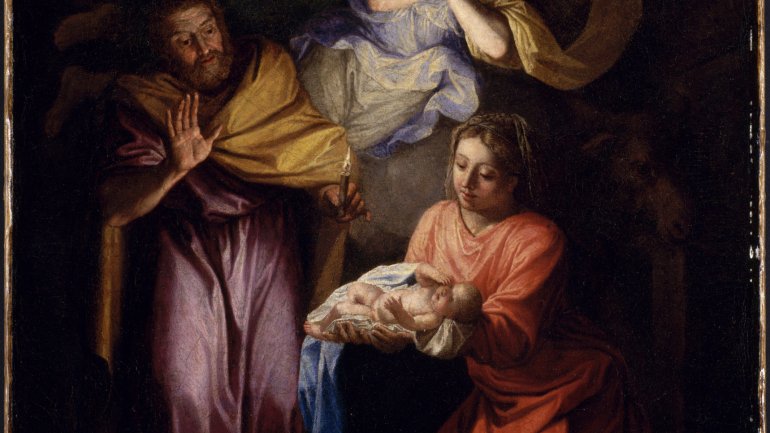 A Natividade de Noel Coypel. Créditos: Wikimedia Commons