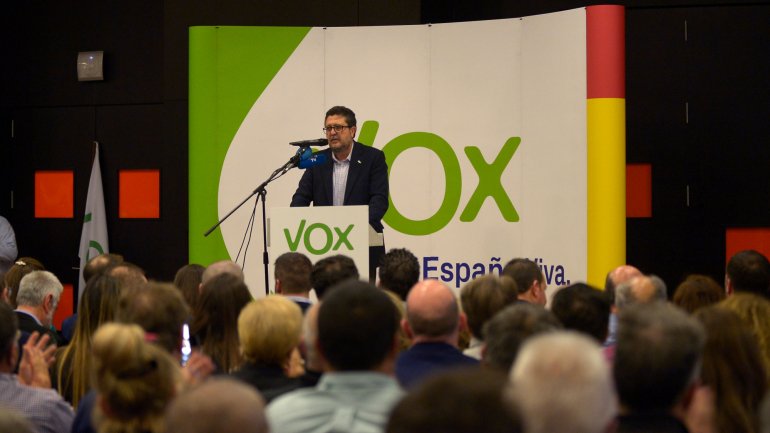 Francisco Serrano é o líder do partido de extrema-direita espanhol Vox na Andaluzia