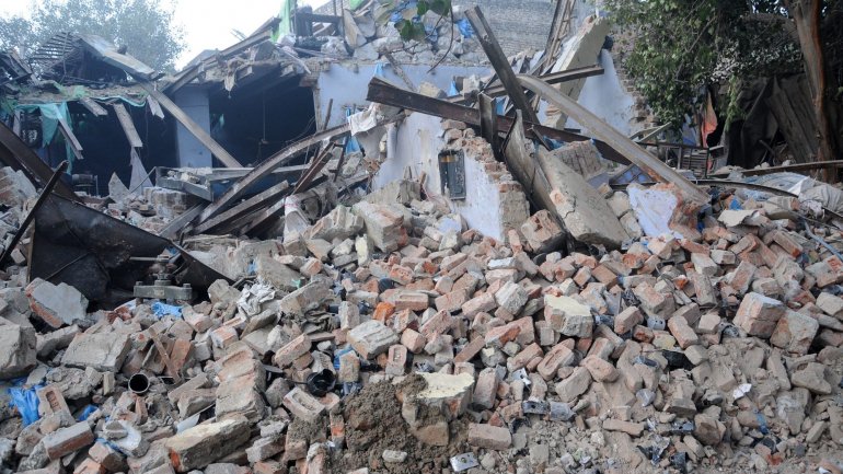 A explosão na fábrica ocorreu na área de Moti Nagar, no oeste de Nova Deli, Índia