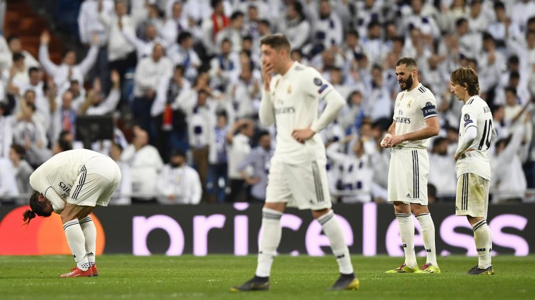 Real Madrid só tinha sido uma vez eliminado na Europa depois de ter ganho 2-1 fora na primeira mão (Odense, na Taça UEFA)