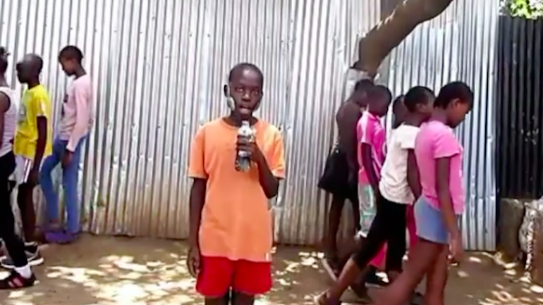 O vídeo de apoio a Conan foi deito por crianças da maior favela do mundo, no Quénia