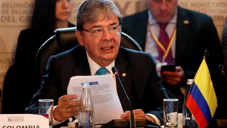 O ministro das Relações Exteriores, Carlos Holmes Trujillo