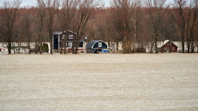 O Quebeque é a província mais afetada pelas inundações