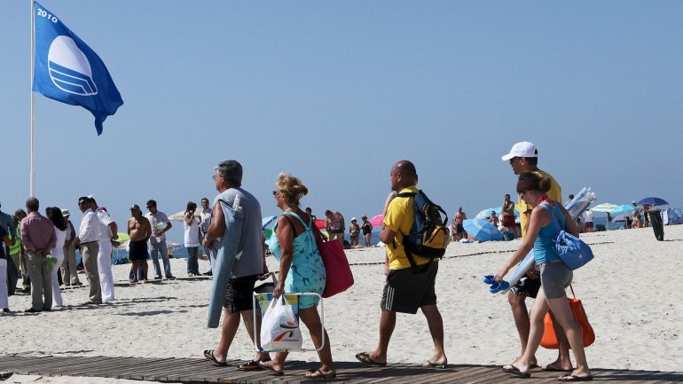 Das 352 praias galardoadas com a Bandeira Azul, o Algarve, com 88 praias costeiras (89 em 2018), continua a ser a região do país com mais bandeiras azuis