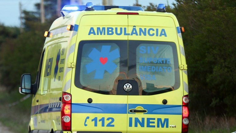 O acidente aconteceu junto à Academia do Sporting, em Alcochete
