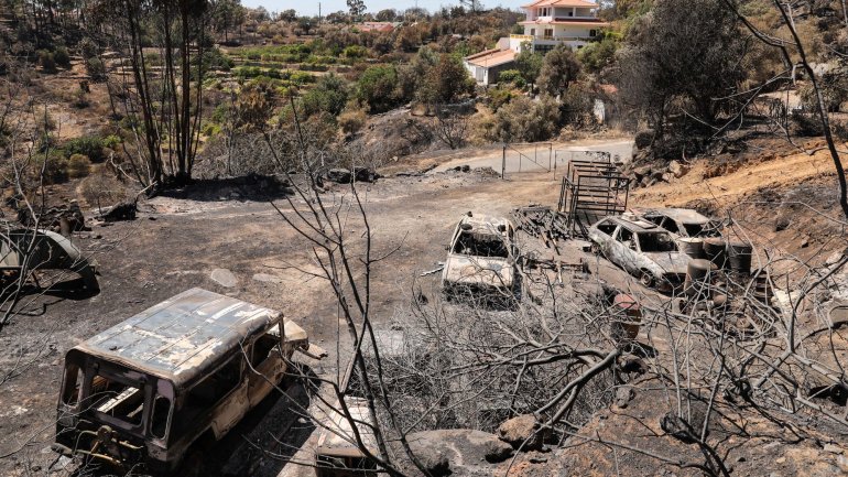 O incêndio de Monchique foi o maior de 2018 e durou 7 dias, em agosto. Consumiu mais de 27 mil hectares
