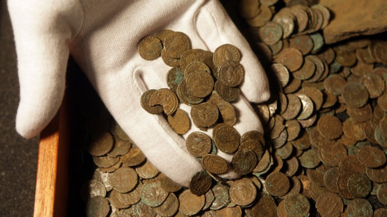 As moedas foram acrescentadas à coleção do British Museum